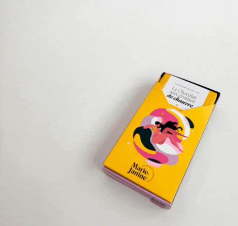 Chocolat au lait et graines de chanvre
