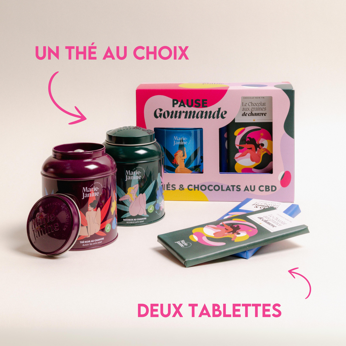 Coffret CBD Thé & Chocolats