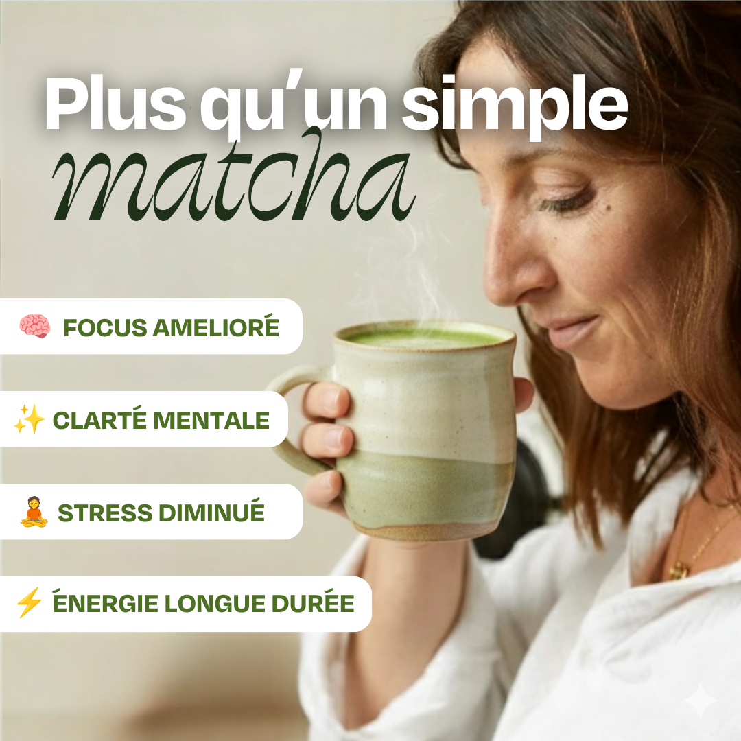 Matcha focus aux champignons